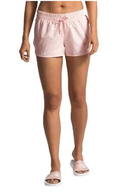 The North Face Women Track Shorts Sz Lrg Pink Class V Mini Shorts Gym Loungewear